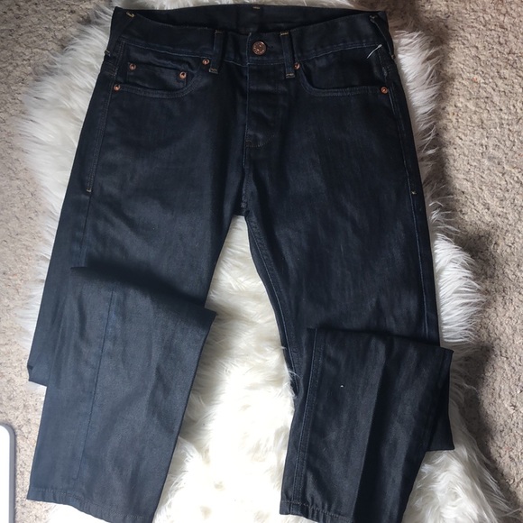 ARMANI EXCHANGE J66 Straight Black Jeans - Picture 12 of 14